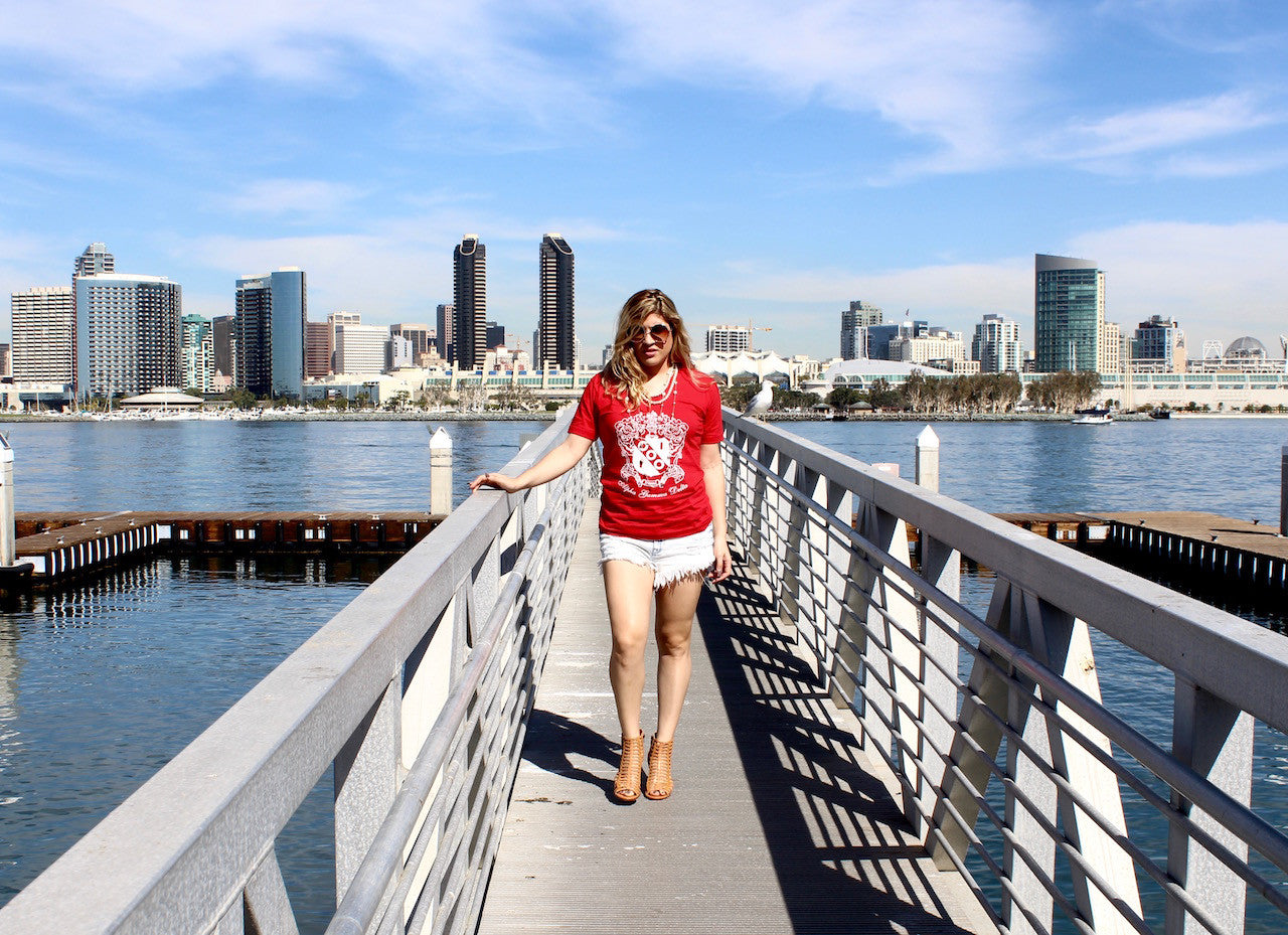 Daisy Dukes & Sorority T shirt